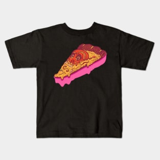 Monsieur Pizza Slice Kids T-Shirt